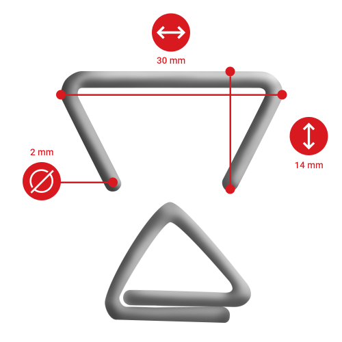 D-Ring HR30 galvanized