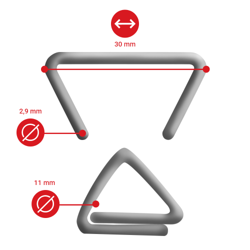 D-Ring RING09AL25 aluminium D-Ring RING09AL25 aluminium
