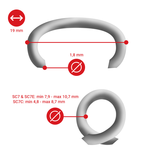 C-Ring RING15 GALV Sharp