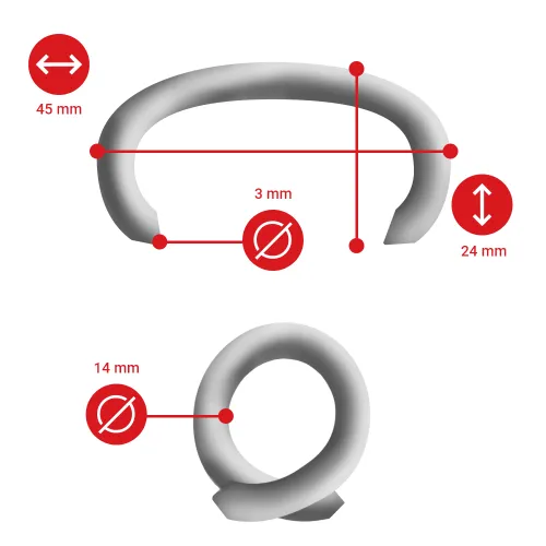 C-Ring RING11RG40 Sharp C-Ring RING11RG40 Sharp